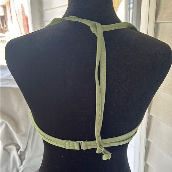 J.Crew 34DD Olive Green Bikini Top   E - Picture 4 of 6
